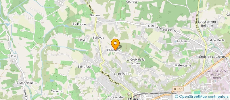 localisation de l'entreprise NO MAD'S LAND à MOISSAC