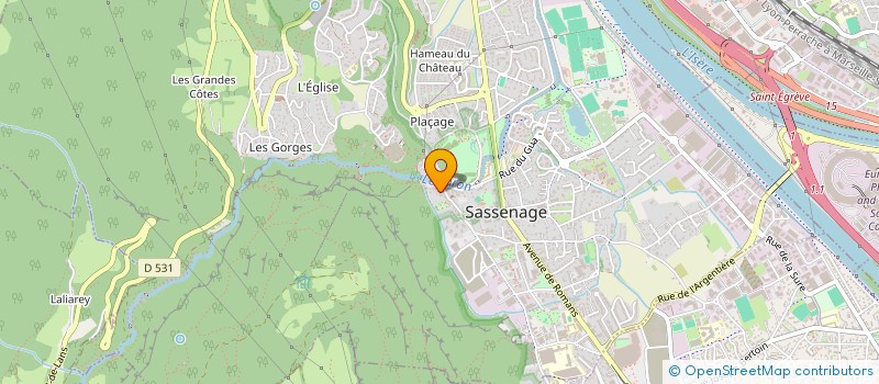 localisation de l'entreprise NO MAN'S LAND GROUPE  SASSENAGE