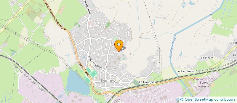 localisation de l'entreprise NO MARINE SERVICES  DONGES