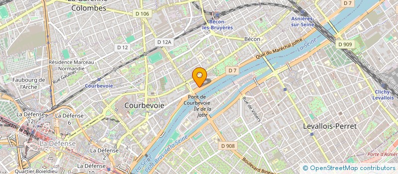 localisation de l'entreprise NO NAME à COURBEVOIE