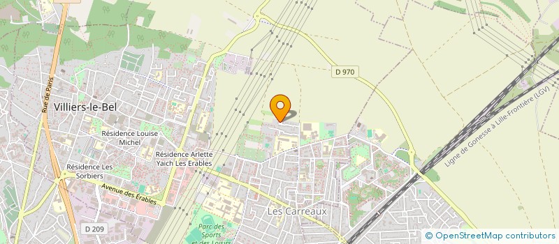 localisation de l'entreprise NO NAME'S LAND  VILLIERS-LE-BEL