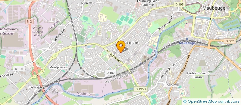 localisation de l'entreprise NO&NO  MAUBEUGE