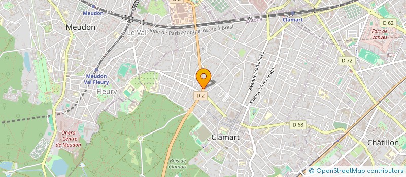 localisation de l'entreprise NO PAPER.COM à CLAMART