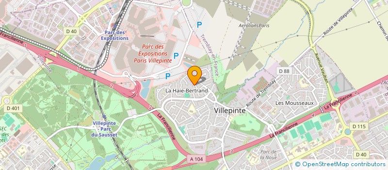 localisation de l'entreprise NO PARTICIPATIONS à VILLEPINTE
