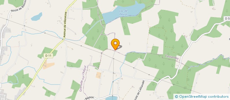 localisation de l'entreprise NO SIGNAL  CASTANDET