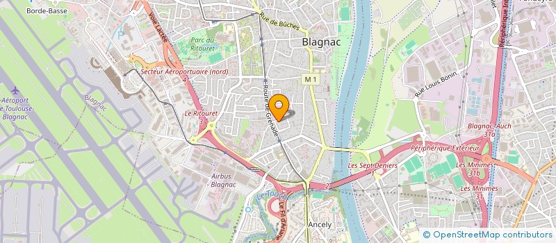 localisation de l'entreprise NO STRESS  BLAGNAC