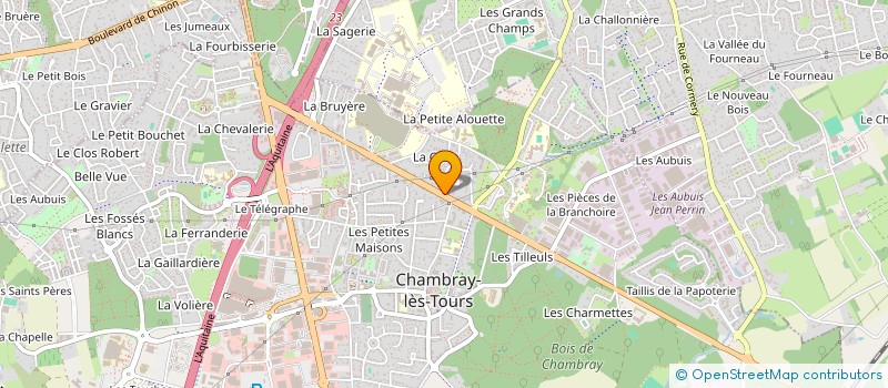 localisation de l'entreprise NO STRESS @ WORK  CHAMBRAY-LES-TOURS