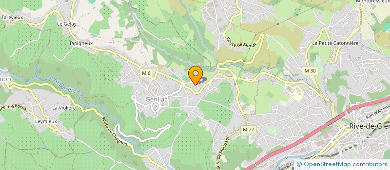 localisation de l'entreprise NO&VA  GENILAC