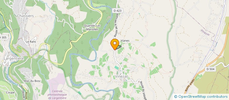 localisation de l'entreprise NO-W CONSULTING  VINEZAC