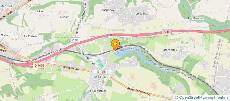 localisation de l'entreprise NOA  SAINT-DIDIER-DE-LA-TOUR