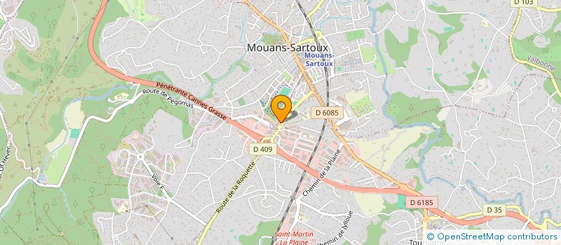 localisation de l'entreprise NOA à MOUANS-SARTOUX