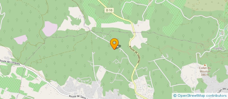 localisation de l'entreprise NOA  LORGUES