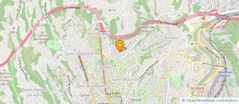 localisation de l'entreprise NOA à NICE
