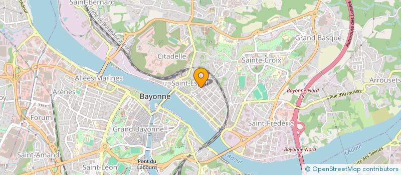 localisation de l'entreprise NOA à BAYONNE