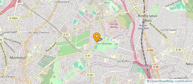 localisation de l'entreprise NOA à MONTREUIL