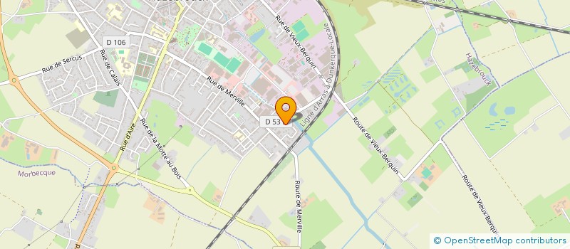 localisation de l'entreprise NOA ASSURANCES à HAZEBROUCK