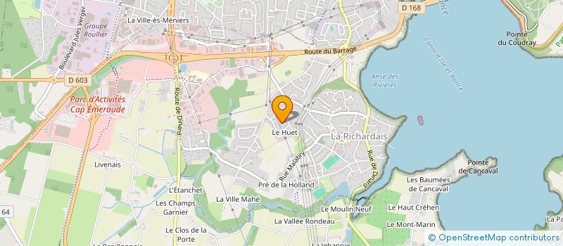 localisation de l'entreprise NOA B  LA RICHARDAIS