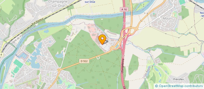 localisation de l'entreprise NOA.B  L'ISLE-ADAM