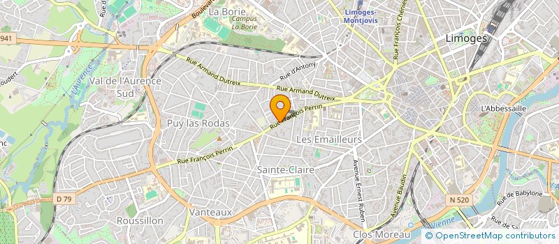 localisation de l'entreprise NOA BATIMENT à LIMOGES