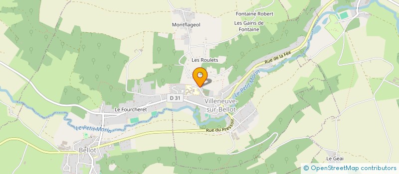 localisation de l'entreprise NOA COUVERTURE  VILLENEUVE-SUR-BELLOT