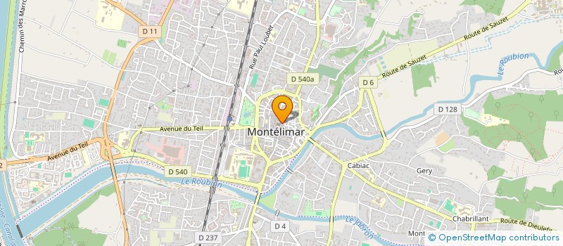 localisation de l'entreprise NOA ET NAEL à MONTELIMAR