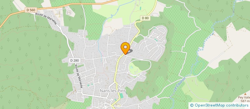 localisation de l'entreprise NOA ET TOM  NANS-LES-PINS