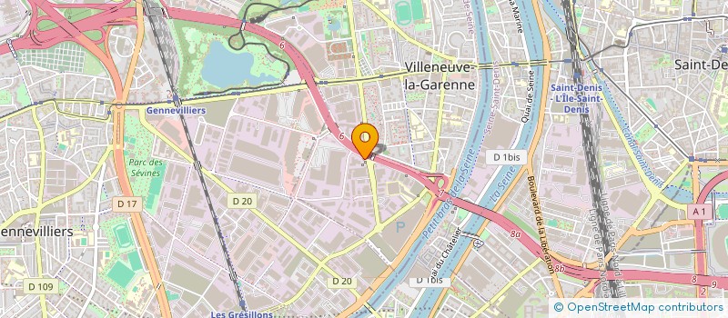 localisation de l'entreprise NOA FORMA  VILLENEUVE LA GARENNE