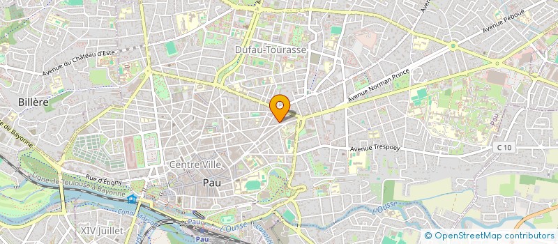 localisation de l'entreprise NOA IMMO à PAU