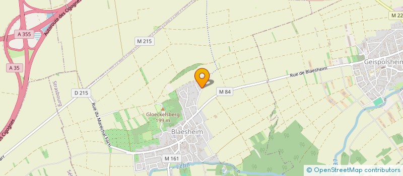 localisation de l'entreprise NOA INVEST  BLAESHEIM