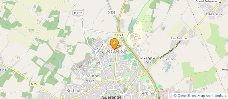 localisation de l'entreprise NOA INVESTISSEMENT ET GESTION  GUERANDE