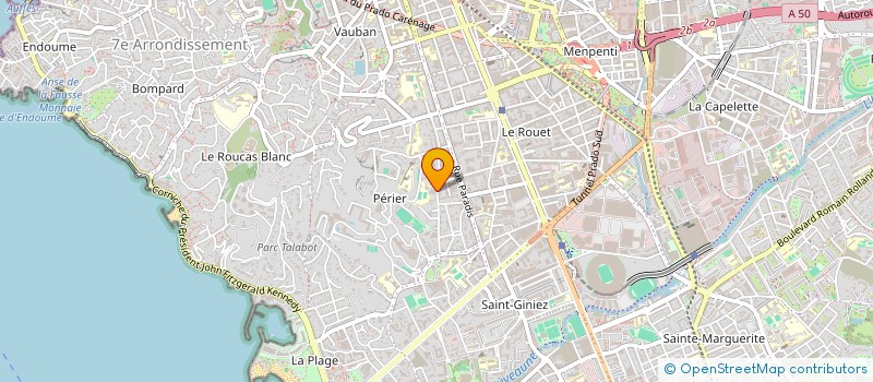 localisation de l'entreprise NOA&MILAN 17 à MARSEILLE