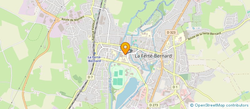 localisation de l'entreprise NOAD  LA FERTE-BERNARD