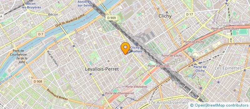 localisation de l'entreprise NOADON à LEVALLOIS-PERRET