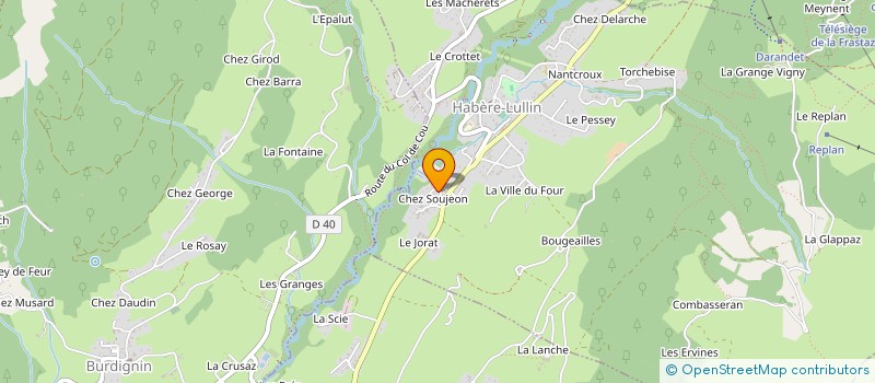 localisation de l'entreprise NOAH  HABERE-LULLIN