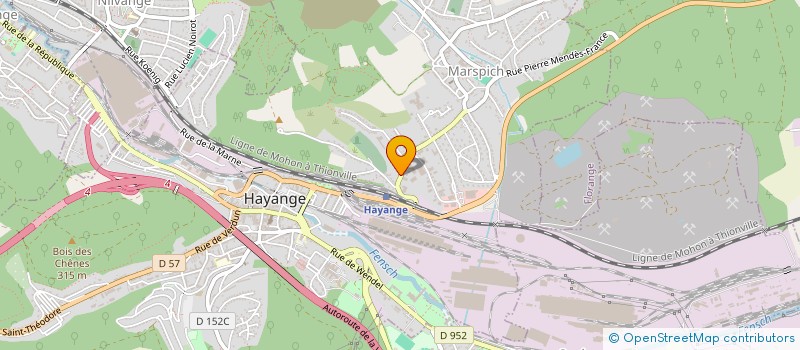 localisation de l'entreprise NOAH  HAYANGE