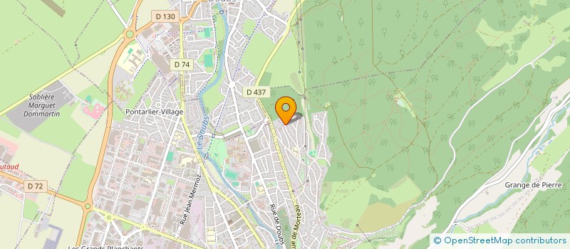 localisation de l'entreprise NOAH à PONTARLIER