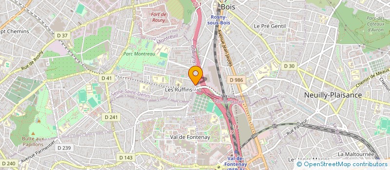 localisation de l'entreprise NOAH ACADEMY à MONTREUIL