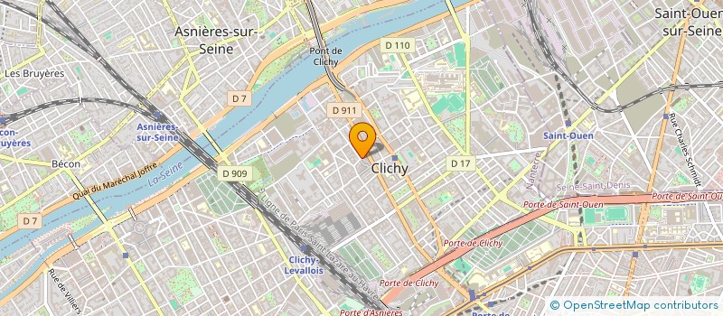 localisation de l'entreprise NOAH HD à CLICHY