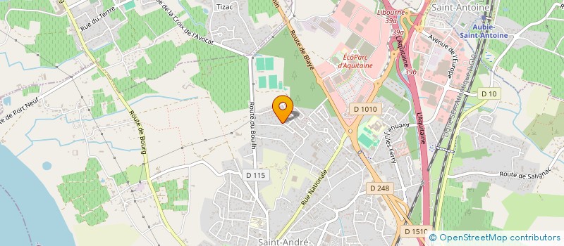 localisation de l'entreprise NOAH TRADING  SAINT-ANDRE-DE-CUBZAC