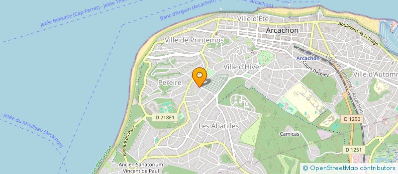 localisation de l'entreprise NOAHMAX 2  ARCACHON