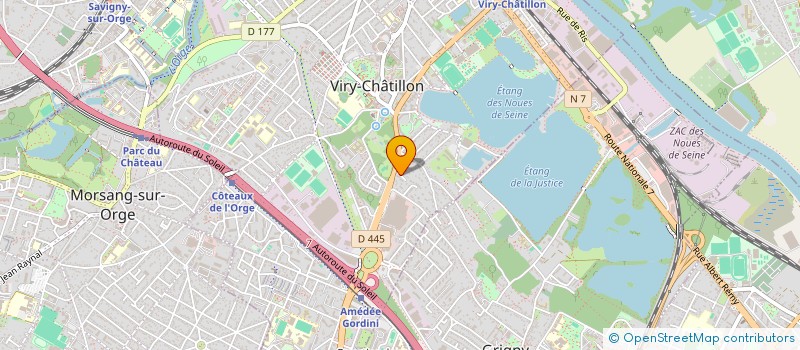 localisation de l'entreprise NOALED à VIRY-CHATILLON