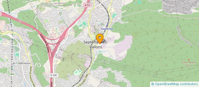 localisation de l'entreprise NOALEX EVENTS à SEPTEMES-LES-VALLONS