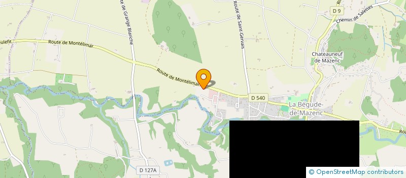 localisation de l'entreprise NOALHYT JARDIN SERVICES à LA BEGUDE-DE-MAZENC