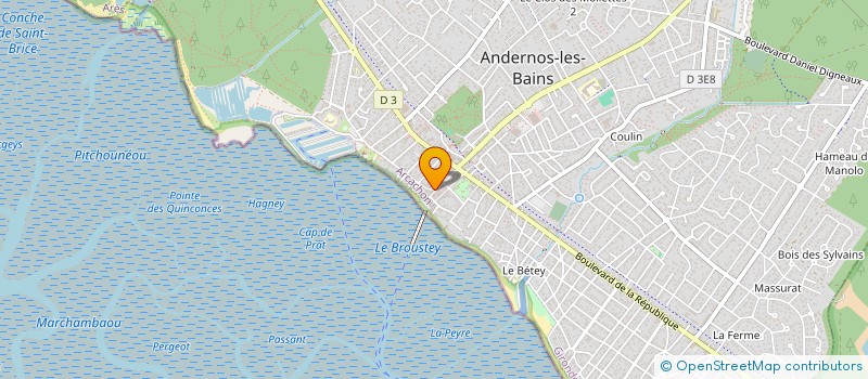 localisation de l'entreprise NOALI  ANDERNOS-LES-BAINS