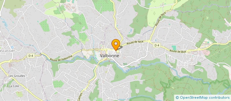 localisation de l'entreprise NOALIA  VALBONNE