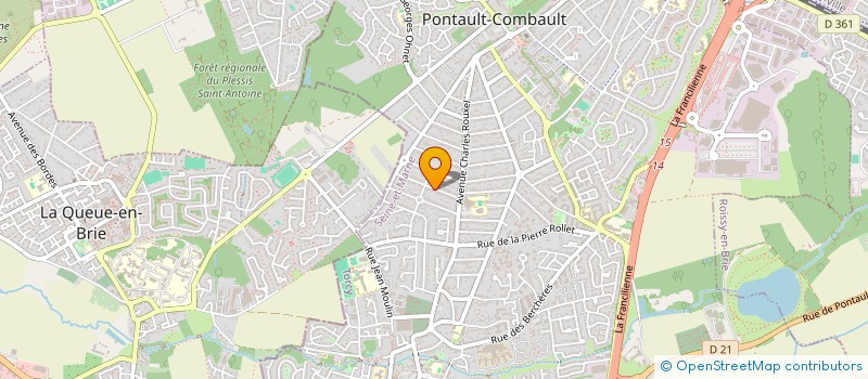 localisation de l'entreprise NOALITRANS  PONTAULT-COMBAULT