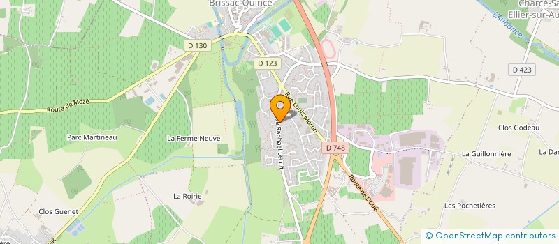 localisation de l'entreprise NOALYS  BRISSAC LOIRE AUBANCE