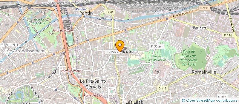 localisation de l'entreprise NOAM à PANTIN