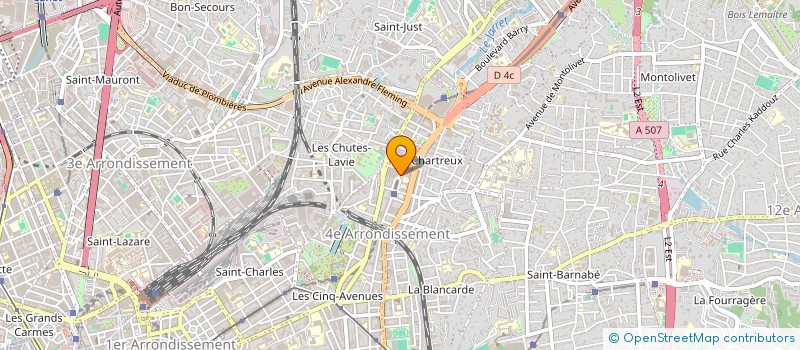 localisation de l'entreprise NOAM ALIMENTATION à MARSEILLE