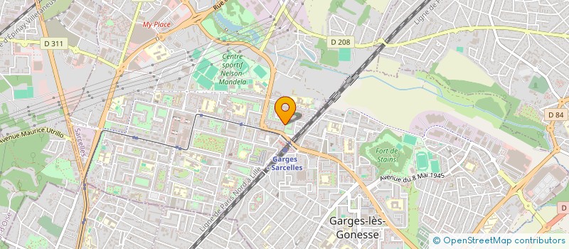 localisation de l'entreprise NOAM DIVIN CONSEIL  SARCELLES